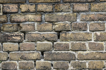 Obraz premium Texture of bricks, from old house.