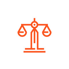 Scales icon, linear style