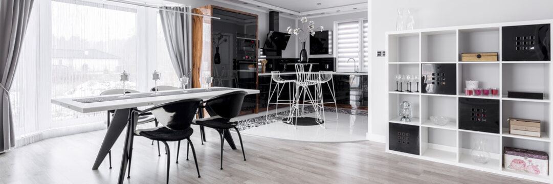 Graphic dining room
