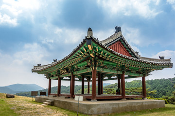 한국 청주의 상당산성내 보화정