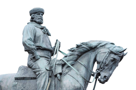 Giuseppe Garibaldi, the Hero of Two Worlds equestrian statue