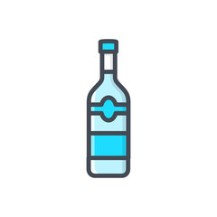 Vodka Beverage drink colored icon
