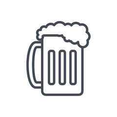beer glass beverage alcohol bottle colored icon