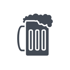beer glass beverage alcohol bottle colored icon