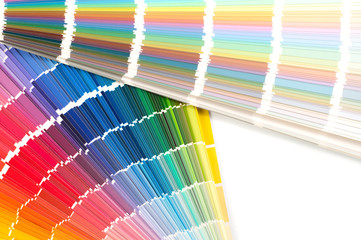 Color palette, samples of various paint