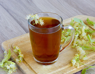 tea with lime color