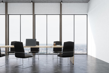 Modern conference room interior