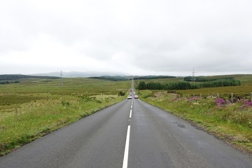 Traffic in England and Scottish Border, UK GB