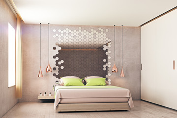 Abstract bedroom