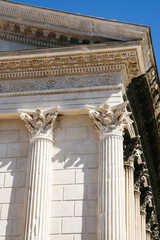 Maison Carree ancient Roman temple in Nimes