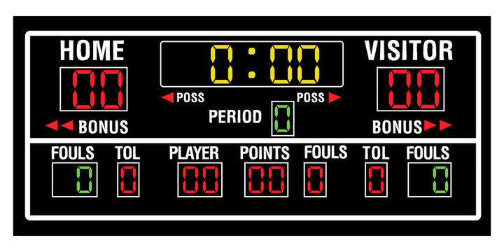 Basketball Scoreboard Images – Browse 4,721 Stock Photos, Vectors