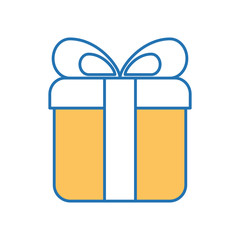 giftbox present isolated icon vector illustration design