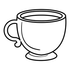 coffee cup isolated icon vector illustration design