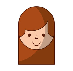 Fototapeta premium young woman avatar character vector illustration design