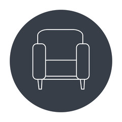 couch home isolated icon vector illustration design