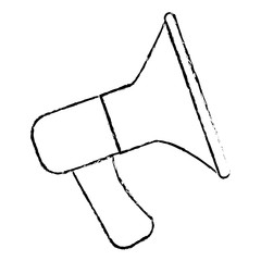 sound megaphone isolated icon vector illustration design