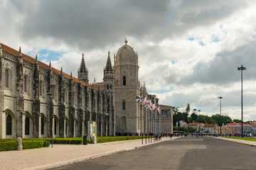 The Jeronimos Monastery in Lisbon, Portugal