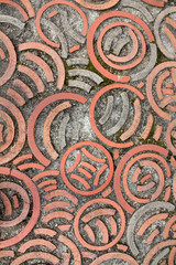 土管坂・地面の模様