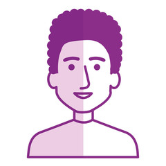 young man avatar character vector illustration design