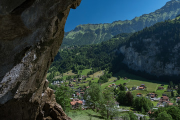 Aussicht ins Lauterbrunnental