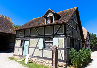 Fachwerkhaus im Freilichtmuseum, Ungersheim Elsass