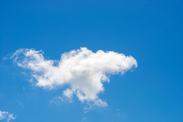 Blue sky with white clouds