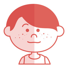cute little boy character vector illustration design