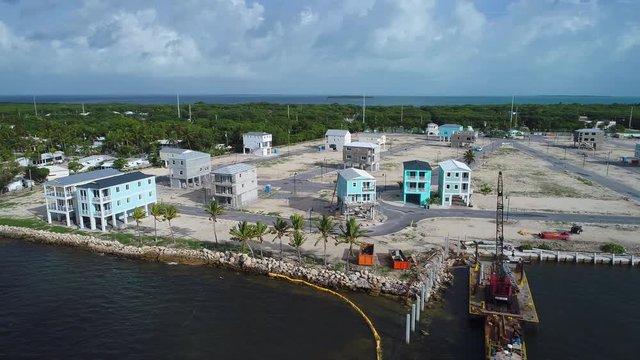 Aerial drone footage Key Largo Ocean Resort 4k 30p