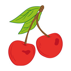 Cherries Vector graphic