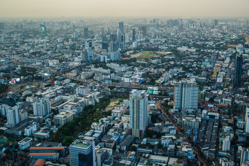 Views of Bangkok in Baiyoke Sky Hotel