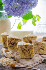 homemade oats soap