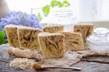 homemade oats soap
