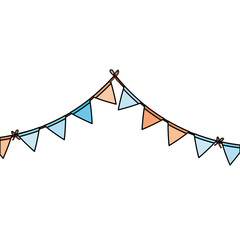 Children party decoration icon vector illustration design graphic