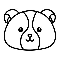 Fototapeta premium Stuffed animal dog icon vector illustration design image 