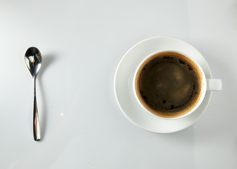 coffee cup on white background