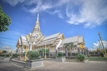 temple in Thailand.Beautiful temple in Thailand.wat wat sothon wararam worawihan