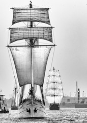 Windjammers on parade