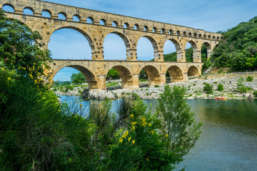 Fototapeta premium Le pont du gard, France.