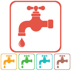 Water tap icon