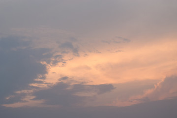 The blue sky with the backdrop of contrasting clouds is an inviting image.