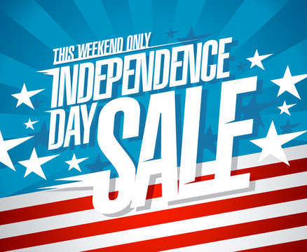 Independence day sale banner