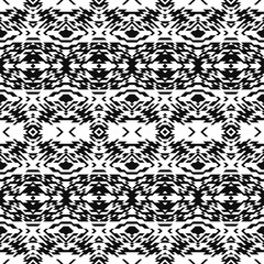 Seamless pattern american indian style. Triangle ornament plaid. Navajo background. Textile geo print. Tribal swatch.