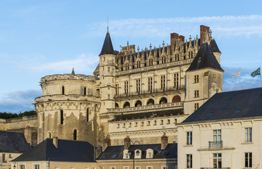 Fototapeta na wymiar Chateau Amboise at the Loire