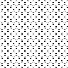 geometric circle texture. seamless vector pattern. simple black and white background