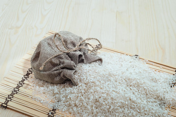 A bag of rice straw splfetke
