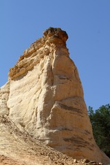 Le Colorado provençal de Rustrel en Provence dans le Vaucluse