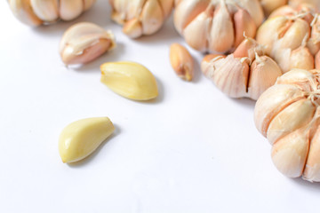Garlic health food has a pungent odor