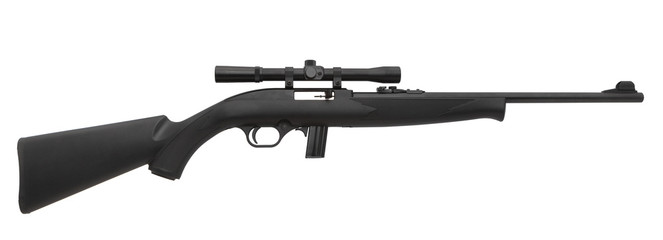 sniper rifle isolated on white