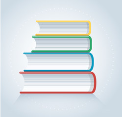 books icon design vector illustration, education concepts