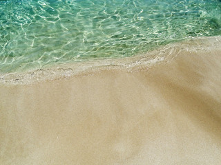 Fototapeta na wymiar water texture sand beach summer holiday background